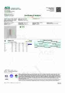 COA Broad Spectrum Hemp Oil Tincture 1200mg 20230110 BSHO230101200 BSD2015301 pdf image