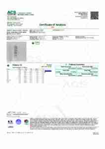 COA Broad Spectrum Hemp Oil Tincture 600mg 20230110 BSHO230100600 BSD2015301 pdf image