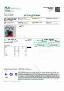 COA Delta 8 THC Gummies 25mg Tropical Punch Cubes 20220915 D8G222580025 D8D2223810 pdf image