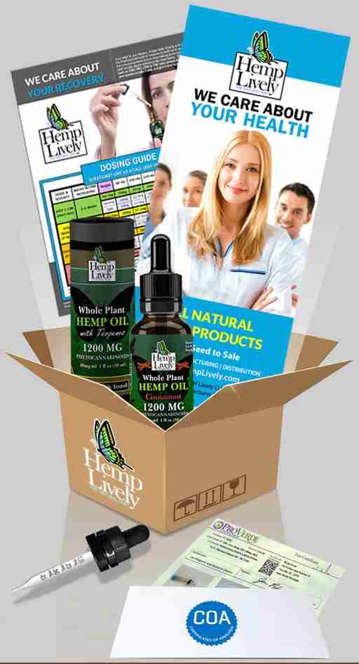 What you get with your order of Whole Plant Hemp Oil Cinnamon